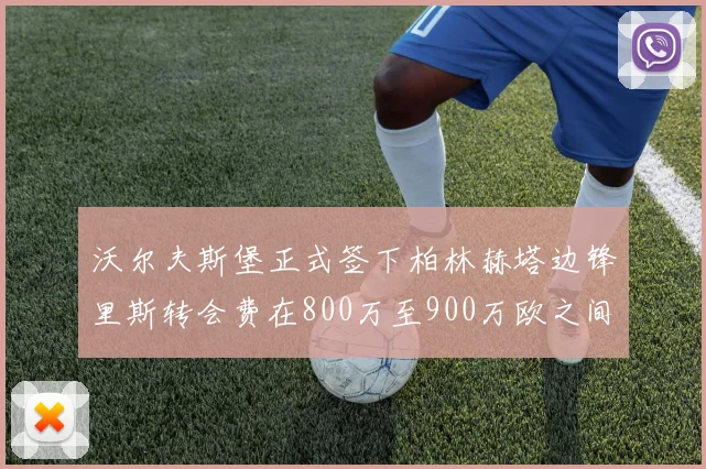 沃尔夫斯堡正式签下柏林赫塔边锋里斯转会费在800万至900万欧之间